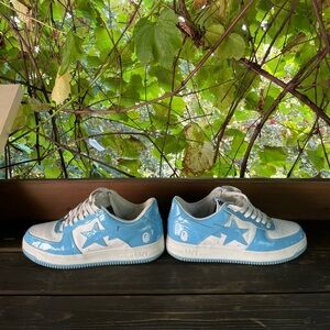 A Bathing Ape Bape Sta low blue